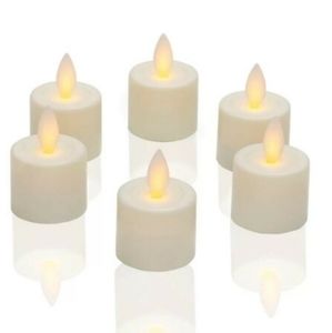 Scott Living Flameless LED Plastic Tealights 6-pie